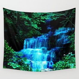 Enchanted waterfall. Wall Tapestry