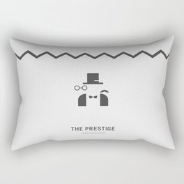 Flat Christopher Nolan movie poster: The Prestige Rectangular Pillow