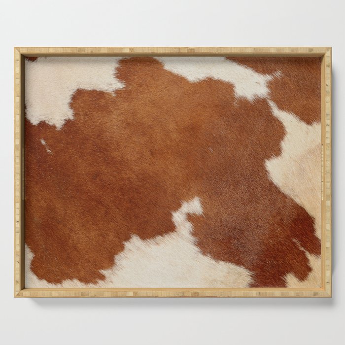 Texas style Cowhide Serving Tray