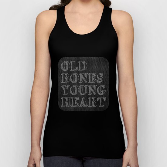 Old Bones Young Heart Unisex Tank Top