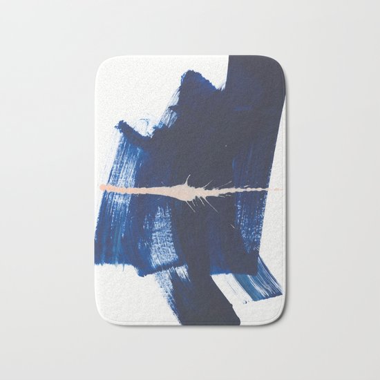 brush strokes 4 Bath Mat