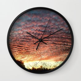 Rolling Skies Wall Clock