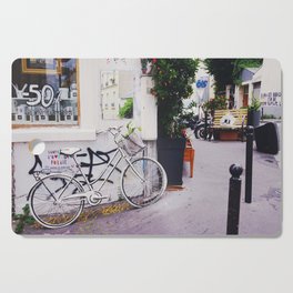 Charming corner in Montmartre, Paris  Cutting Board