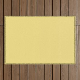 Mellow Yellow Solid Colour Outdoor Rug