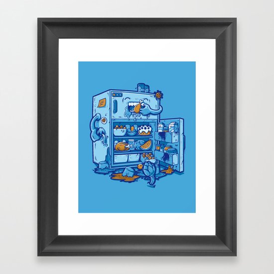 HUNGRY Framed Art Print