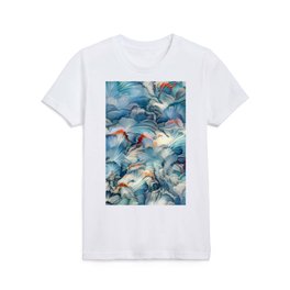 Cloud And Feather Art Collection Kids T Shirt