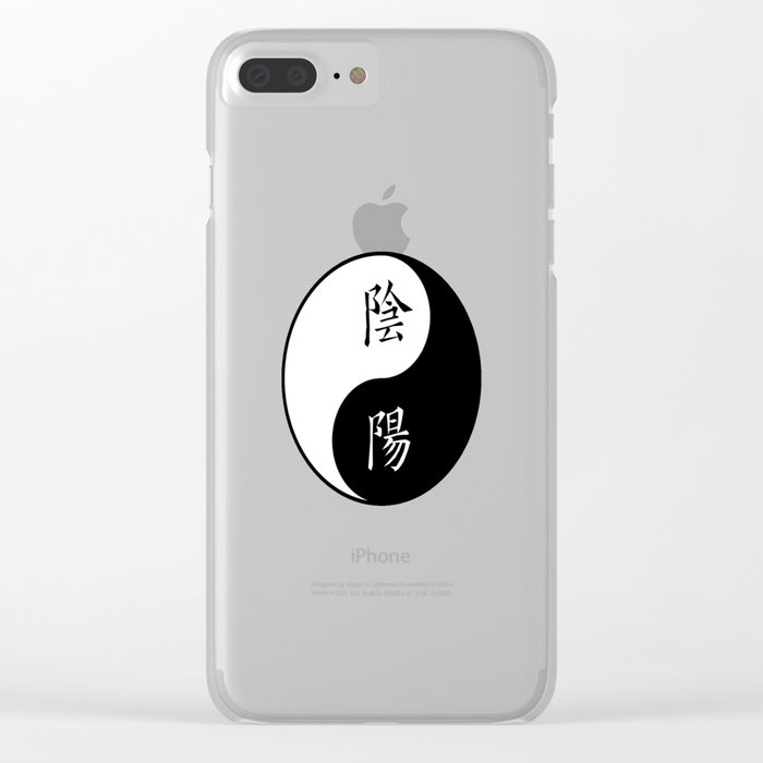 Yin Yang Chinese Clear Iphone Case By Rebellion10