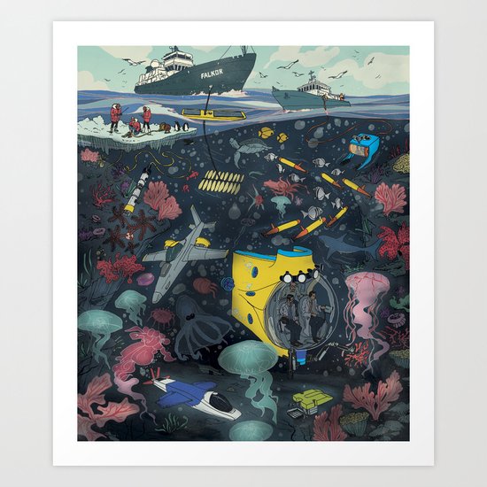 Deep Sea Art Print