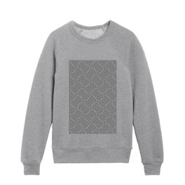Silver Rustic Circle Trendy Collection Kids Crewneck