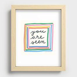 You Are Seen Recessed Framed Print
