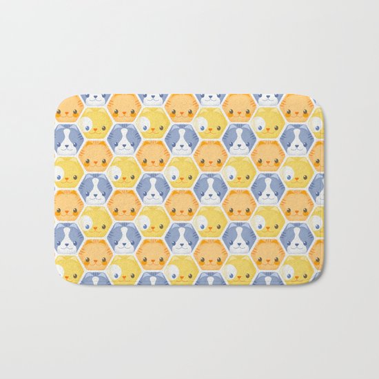 Hexy Cats Bath Mat