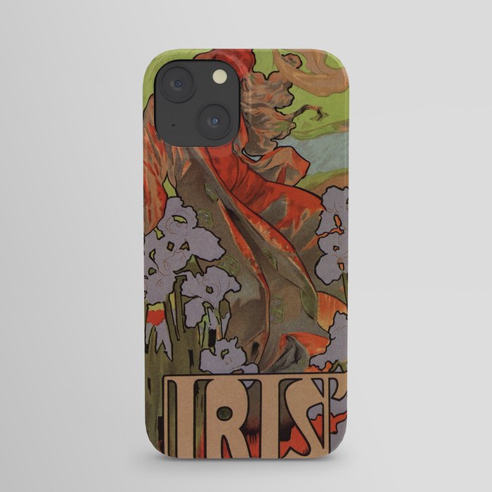 Iris Opera Italian art nouveau concert advert iPhone Case
