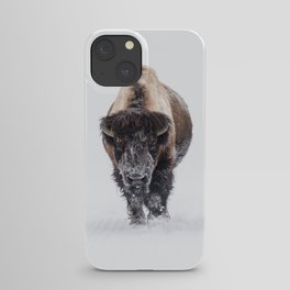Yellowstone National Park: Lone Bull Bison iPhone Case
