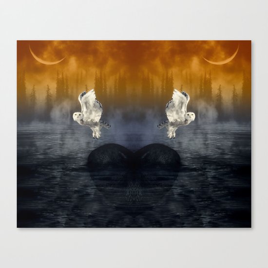 Her passage through time Canvas Print
