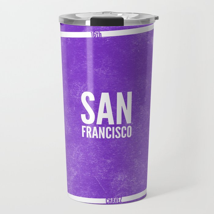 This is SF (Purple) Travel Mug