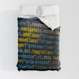 Code Master (Color) Duvet Cover