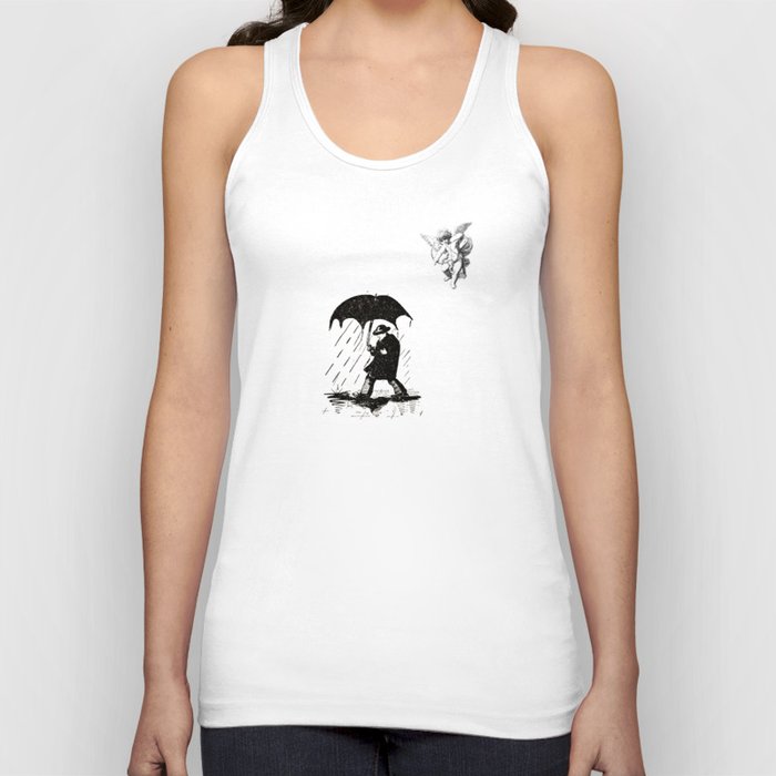 After Rain - Funny Illustration of Velentines Day Tank Top