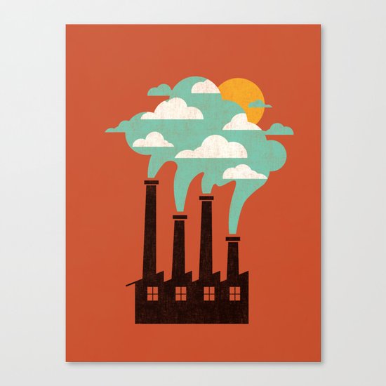 The Cloud Factory Canvas Print