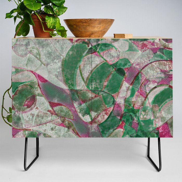 Rich Abstract 2 Credenza