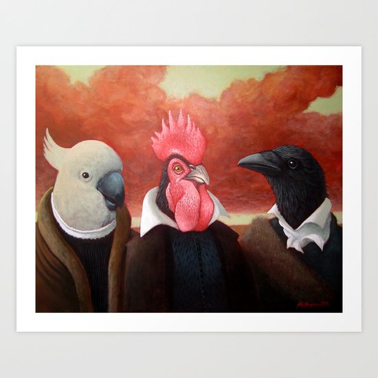 Three Distinguished Gentleman Art Print