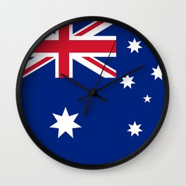 Flag of Australia Wall Clock | Australianflag, Stars, Flag, Aussieflag, Australia, Australian, Australiaflag, National, Graphicdesign, Commonwealth 
