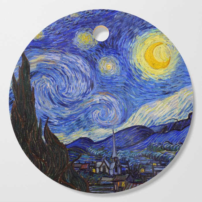 Vincent van Gogh “ Starry Night ” Cutting Board
