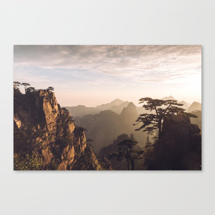 Sunrise in the Yellow Mountains Canvas Print