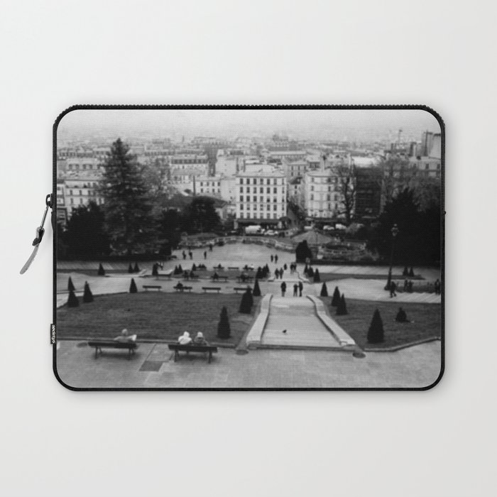 Unfocused Paris Nº 8 | Gardens of Butte Montmartre and panorama of the city | Out of focus photography Laptop Sleeve
