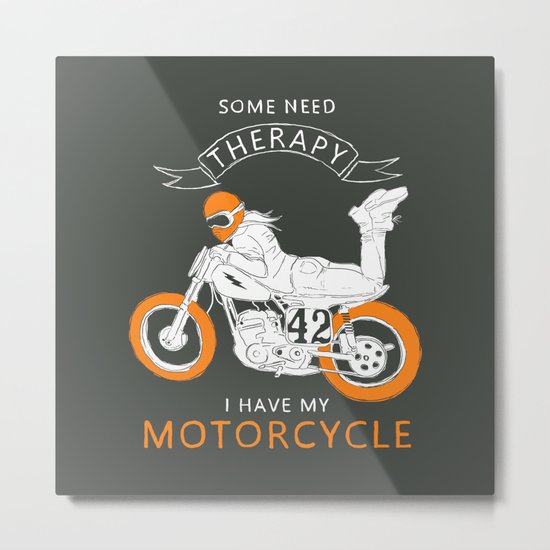 therapy Metal Print