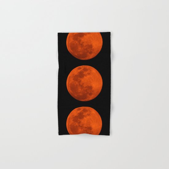 Orange Moon Hand & Bath Towel