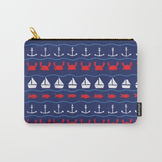Summer Pattern Carry-All Pouch