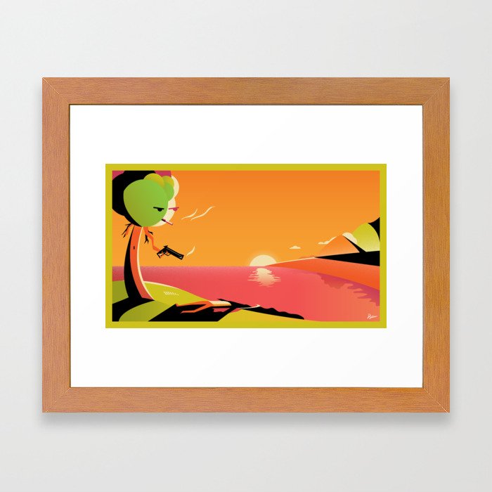Watch Out For Trees Framed Art Print