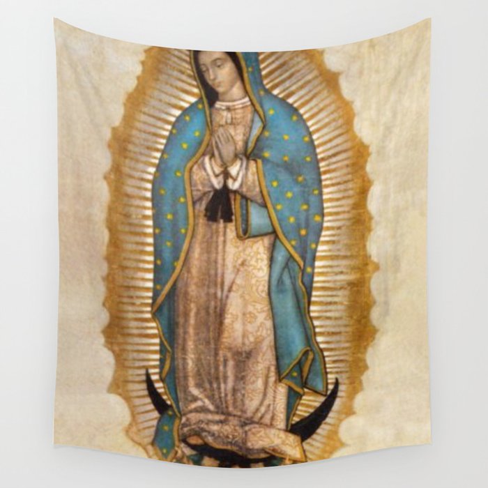 Virgin Guadalupe Wall Tapestry