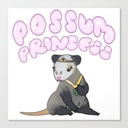 Possum Princess Canvas Print