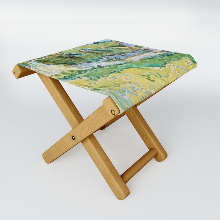 Vincent van Gogh "Thatched Cottages and Houses" Folding Stool