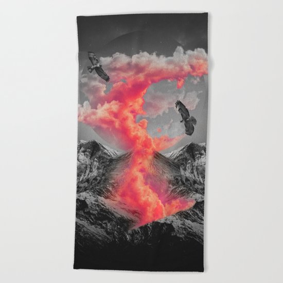 Burn Brighter In the Dark Beach Towel
