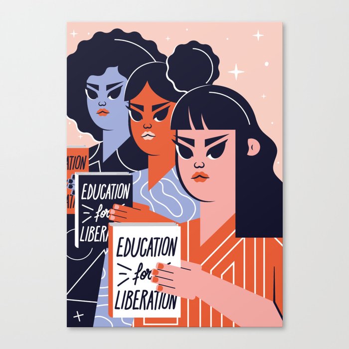 Education for Liberation Canvas Print