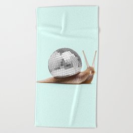 DISCO SNAIL Beach Towel