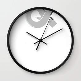 Ghosts & Horses logo tee Wall Clock