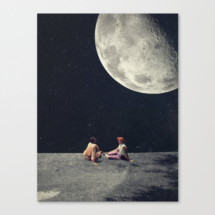 I Gave You the Moon for a Smile Canvas Print