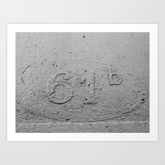 Number 61-B Art Print