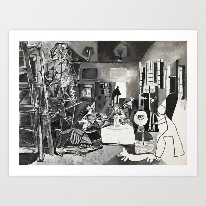 PIcasso The Maids Of Honor, Las Meninas, after Velázquez, 1957 Artwork Reproduction, Tshirts, Art Print