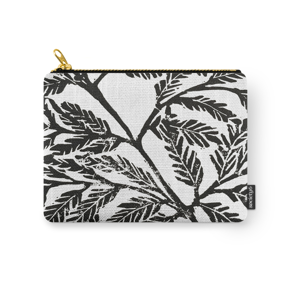 Fern Fronds Carry-All Pouch by marielislost