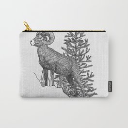 COLORADO STATE Carry-All Pouch | Usa, Boulder, Pastel, Nature, Rockymountains, Ink Pen, Colorado, Minimal, Digital, Bluespruce 