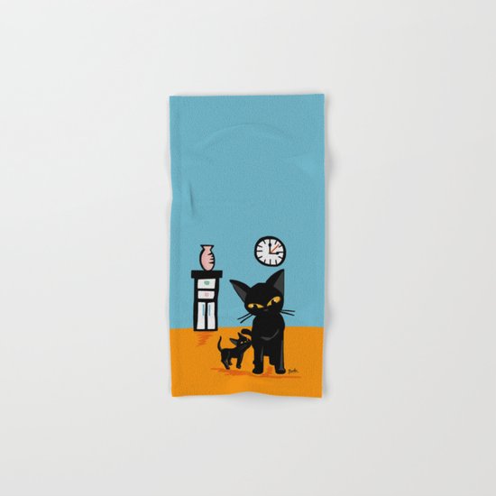 With a little boy Hand & Bath Towel