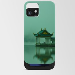 China Photography - Turquoise Fog Over Lake Lushan iPhone Card Case
