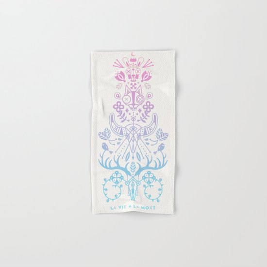 La Vie + La Mort: Rose Quartz & Serenity Ombré Hand & Bath Towel