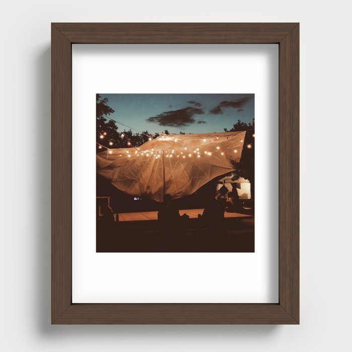 Marfa’s Lights Recessed Framed Print