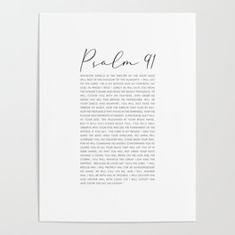 Psalm 91 Whoever dwells in the shelter of the Most High Poster