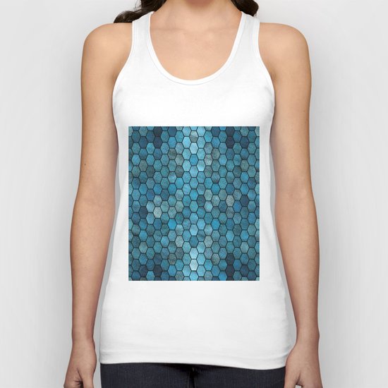 Glitter Tiles III Unisex Tank Top